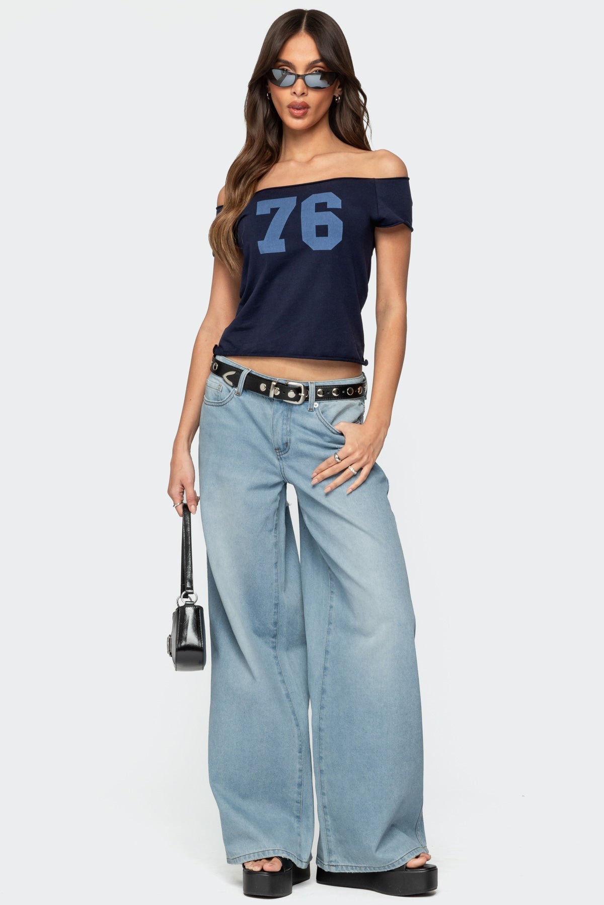 Ripley Distressed Low Rise Jeans