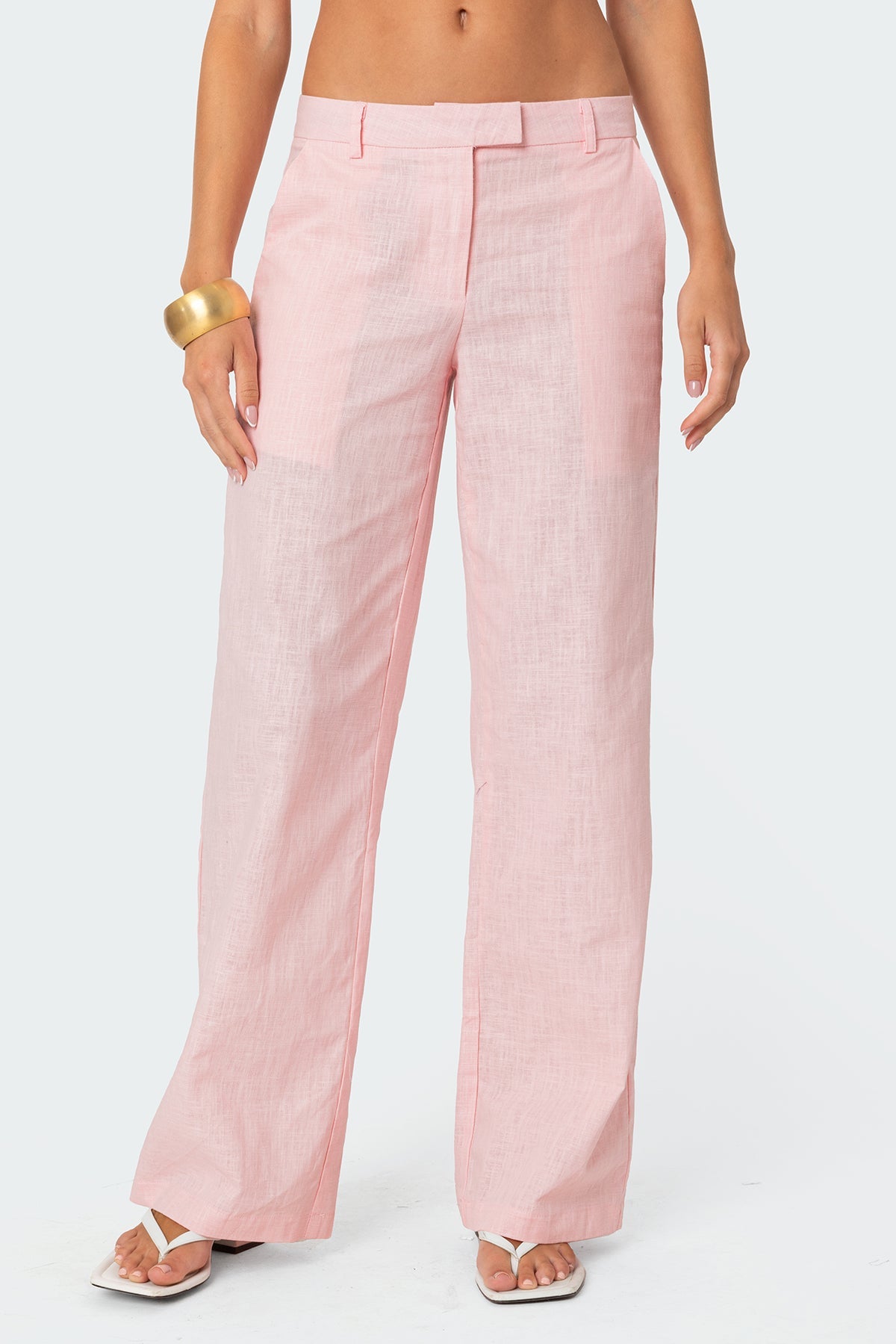 Arya Linen Look Trousers