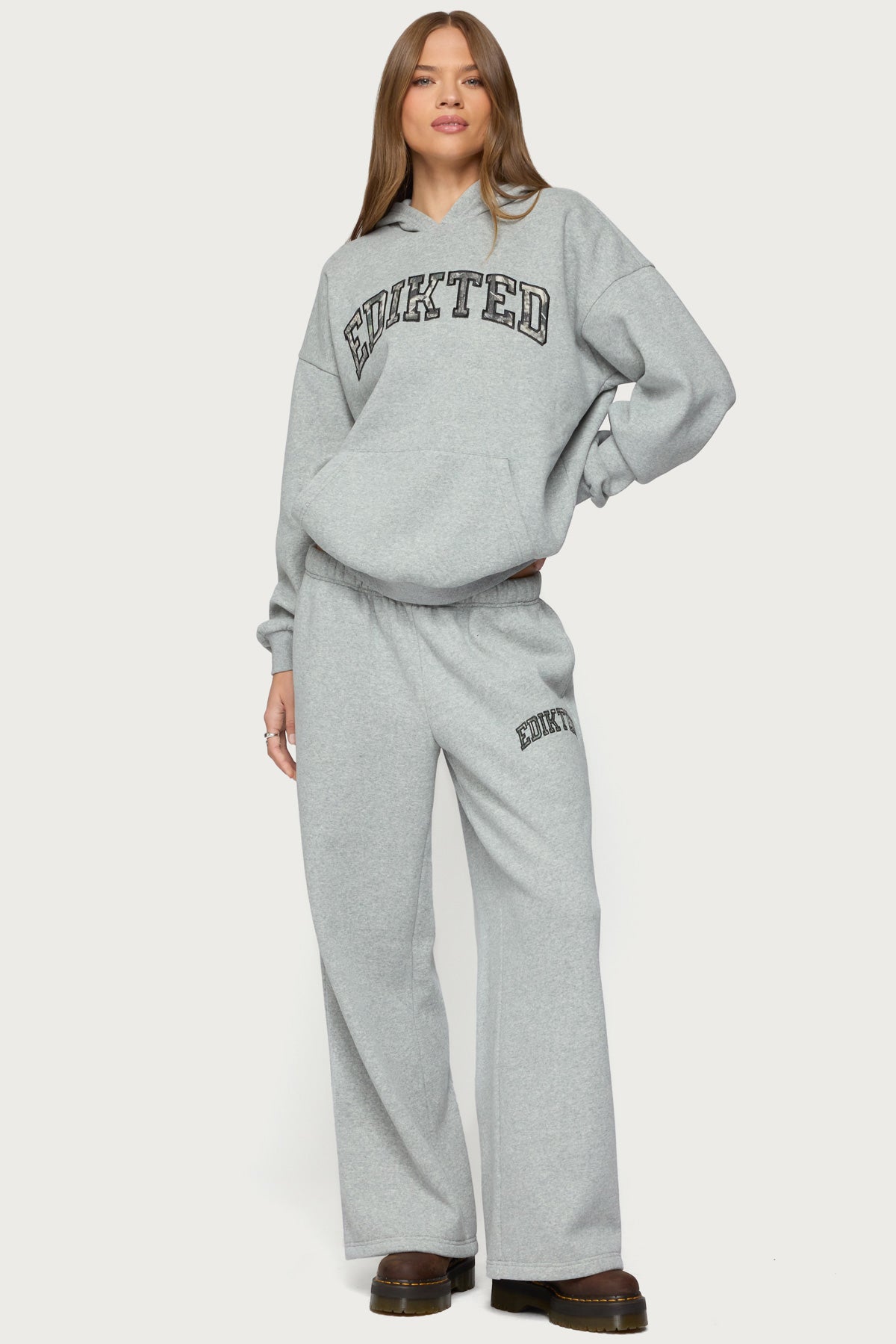 Camo Crush Edikted Oversized Hoodie