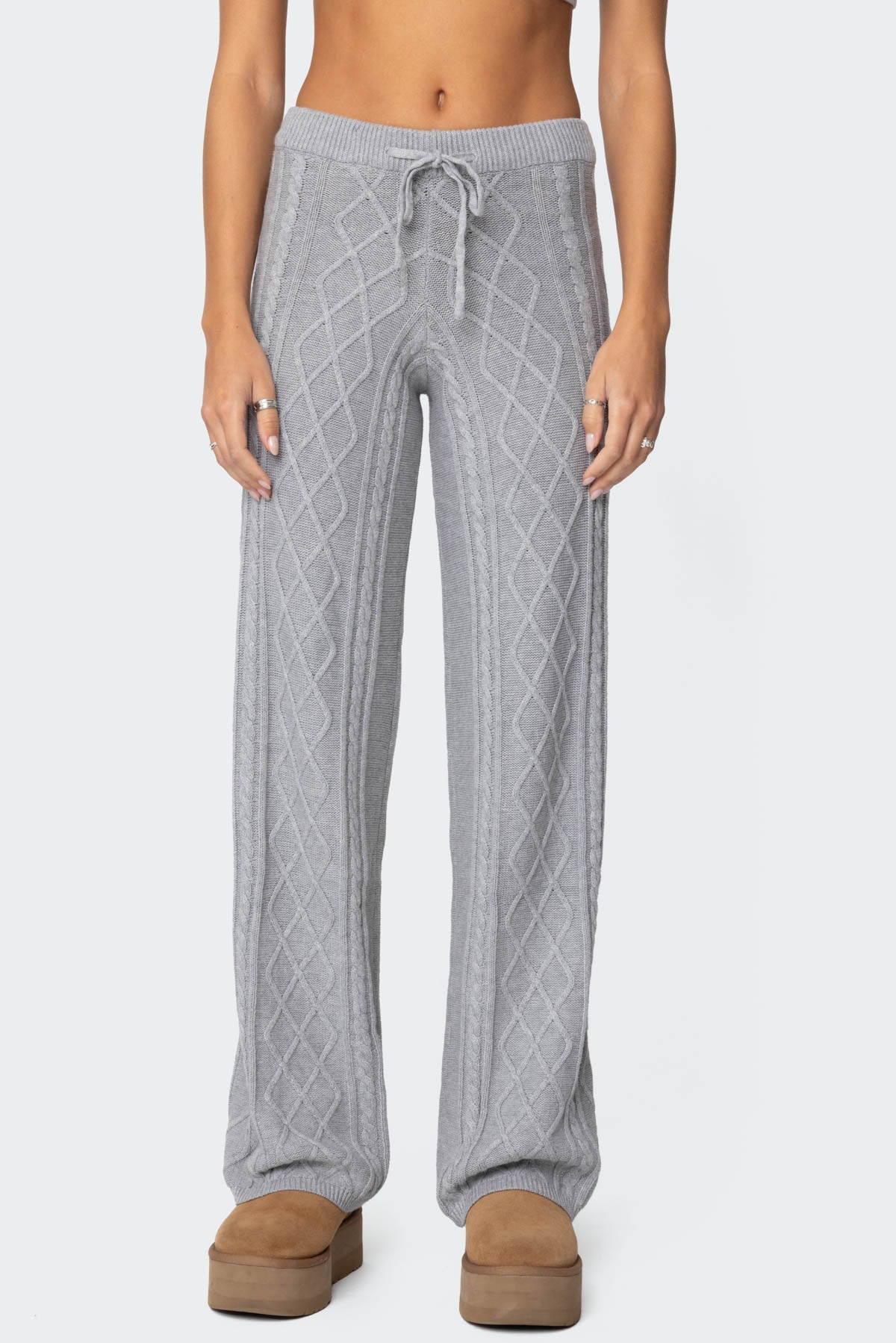 Kasey Cable Knit Trousers
