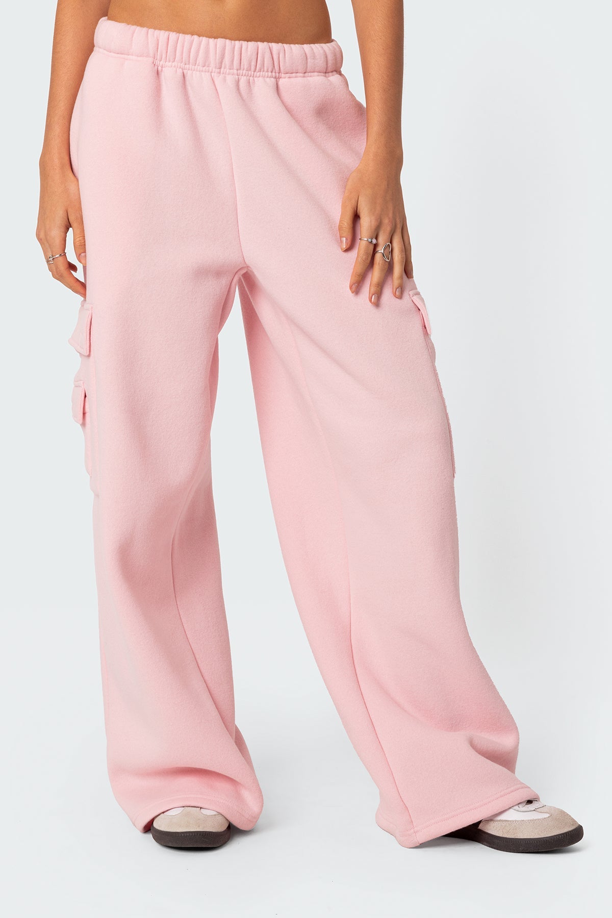 Wide Leg Cargo Joggers