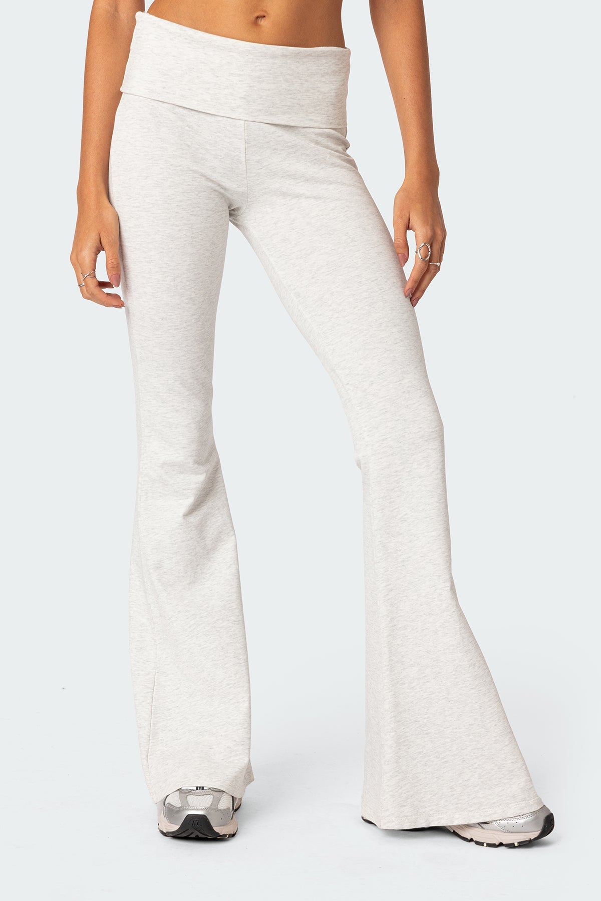Naomi Fold Over Flared Leggings
