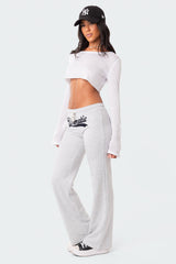 Dramatic Low-Rise Joggers