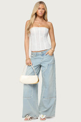 Teela Lacey Low Rise Carpenter Jeans