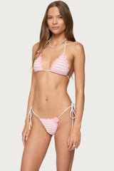 Azalea Crochet Triangle Bikini Top