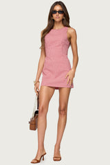 Macee Gingham Romper