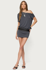 Sevie Off Shoulder Mini Dress