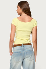 Lilibet Sweetheart Button Up Top