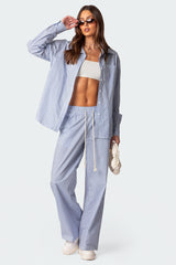 Pinstripe Trousers