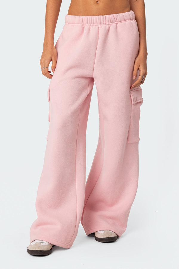 Wide Leg Cargo Joggers