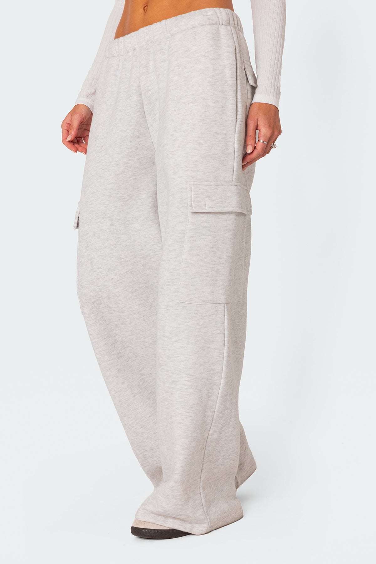 Wide Leg Cargo Joggers