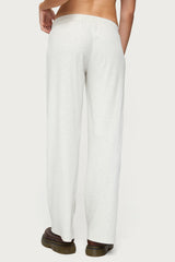 Cicilia Straight Leg Ribbed Joggers