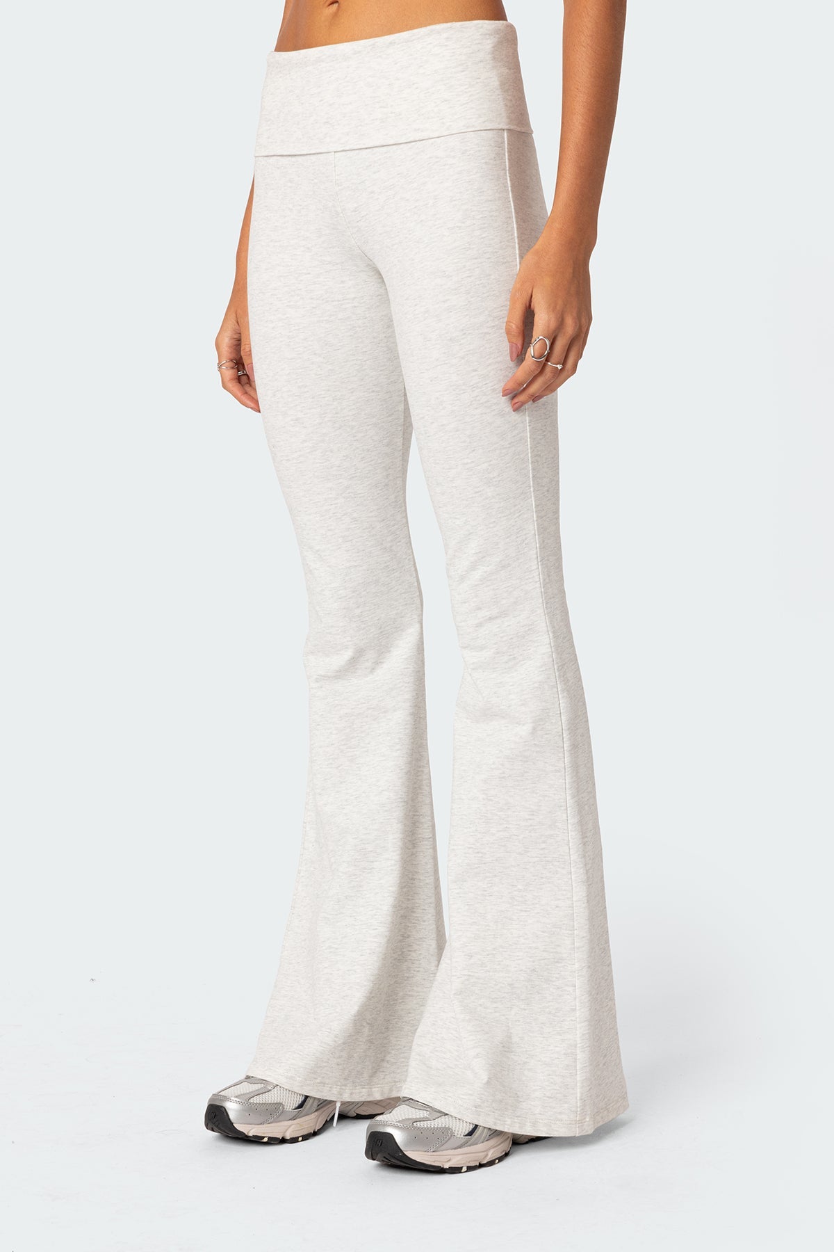 Naomi Fold Over Flared Leggings