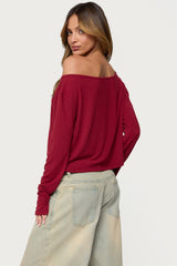 La Babe Off Shoulder Top