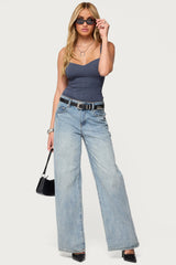 Katanya Lace Up Top