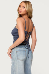 Katanya Lace Up Top
